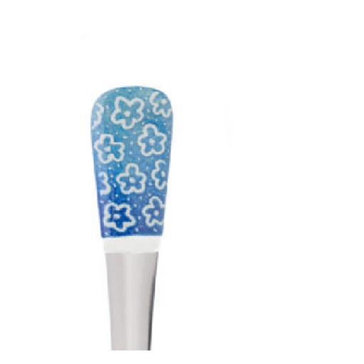 malovaná lžička modrá - Pomněnky